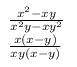 Сократите дробь х^2-ху^2/х^2-ху