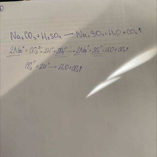 Na2CO3+H2SO4=? и пишите молекуляр,ион молекуляр формула