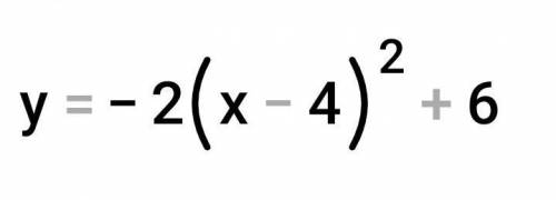 Постройте график функции y=-2x^2+16x-26 и описать его свойства