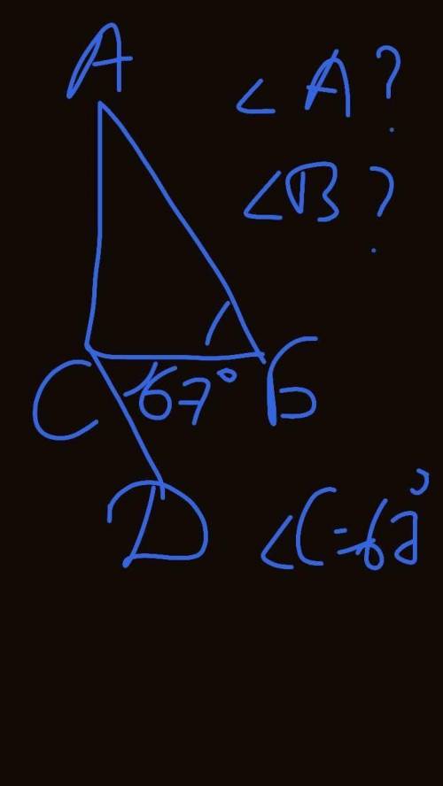 через вершину прямого угла С треугольника АБС проведена прямая СД параллельно прямой АБ найдите угол