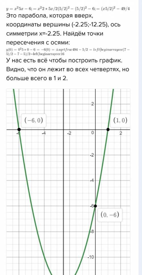 Дана функция y=2(x-6)^2+2 a)постройте график функции b)по графику определите при каком значении x ф