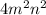 4 {m}^{2} {n}^{2}