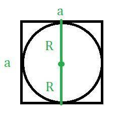 Якщо радіус кола вписаного в квадрат дорівнює 8 см то сторона квадрата дорівнює?
