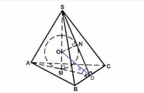 НУЖНО СЕГОДНЯ У правильній трикутній піраміді двогранний кут при основі дорівнює