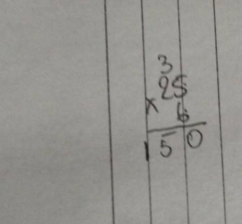 Почему при множенні на калькуляторі 6×25=150 а когда пощитал в ручную на листочке то получилось 155?