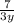 \frac{7}{3y}