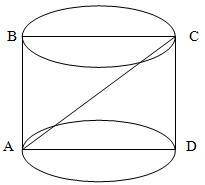 Діагональ осьового перерізу циліндру дорівнює 12 см. Знайдіть площу боковой поверхні і його об'єм, я