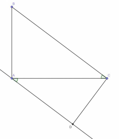 Через вершину прямого угла прямоугольного треугольника с катетами 6 и 8 проведена прямая параллельно