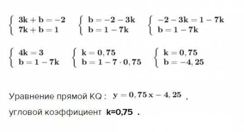 Коло задано рівнянням: (x - 3)2 + (y + 2)2 = 49. Запишіть рівняння прямої, яка проходить через центр