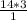 \frac{14*3}{1}