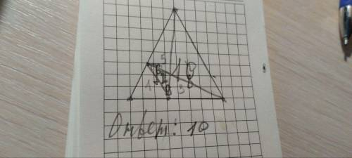 Завдання 5 У трикутнику на рисунку праворуч позначено верши- ни та по одній точці на двох його сторо
