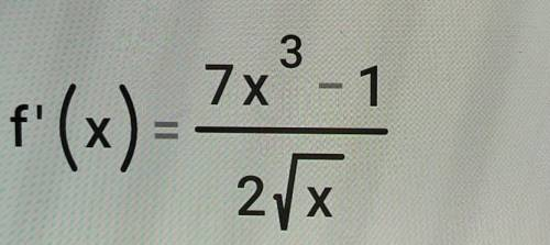 Знайти похідні функцій f(x) = (x^3 - 1) *